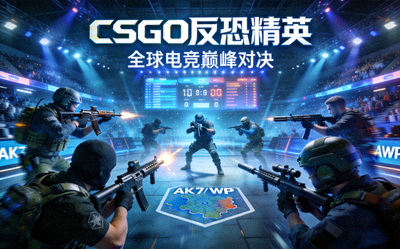 CSGO反恐精英游戏封面图展示CSGO电竞比赛场景