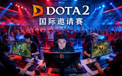 DOTA2游戏封面图展示DOTA2电竞比赛场景
